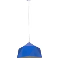 Светильник Edward, 1&times;40 Вт, Е27, 25&times;21.5&times;18 см, синий
