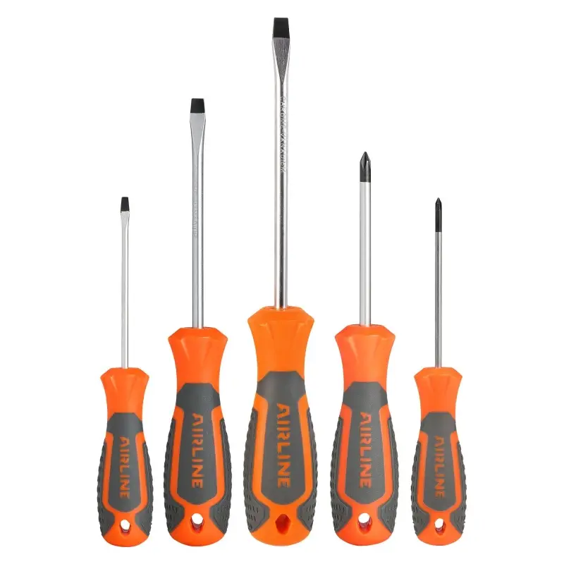 Набор отвёрток 5пр. (SL3x75mm, SL5x100, SL6x125mm, PH0x75mm, PH1x75mm), блистер
