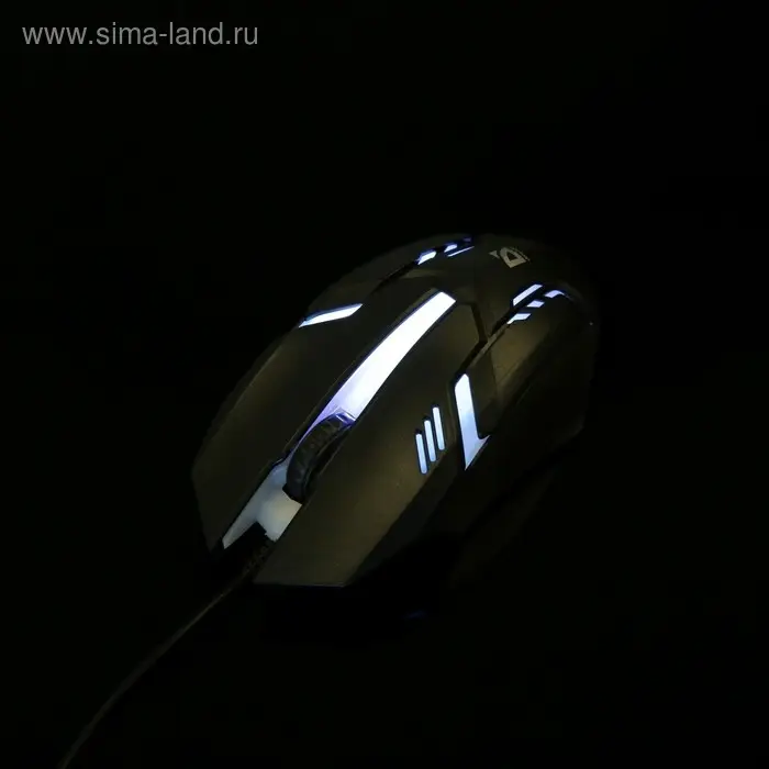 Мышь Defender Cyber MB-560L, игровая, проводная, оптическая, подсветка, 3 кнопки, 1600 dpi, черная Мышь Defender Cyber MB-560L, игровая, проводная, оптическая, подсветка, 3 кнопки, 1600 dpi, черная