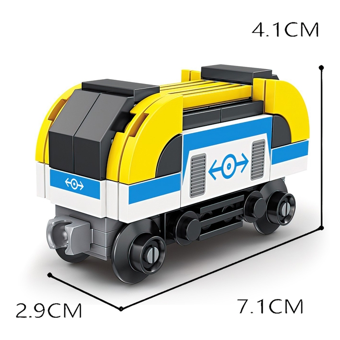Конструктор &laquo;ЖД. Электровоз&raquo;, с запуском, 72 детали