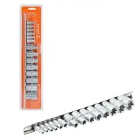 Набор головок 1/2"DR и 1/4"DR TORX 14пр. (E4-E24), пласт.подвес