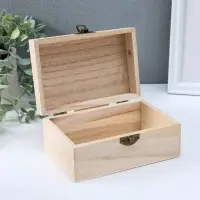 Шкатулка для росписи дерево &laquo;Прямоугольная&raquo;, 15&times;9.7&times;6.7 см