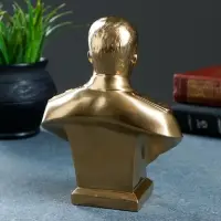 Бюст &laquo;Сталин&raquo;, фигурка гипс, большой, 6&times;15&times;5 см