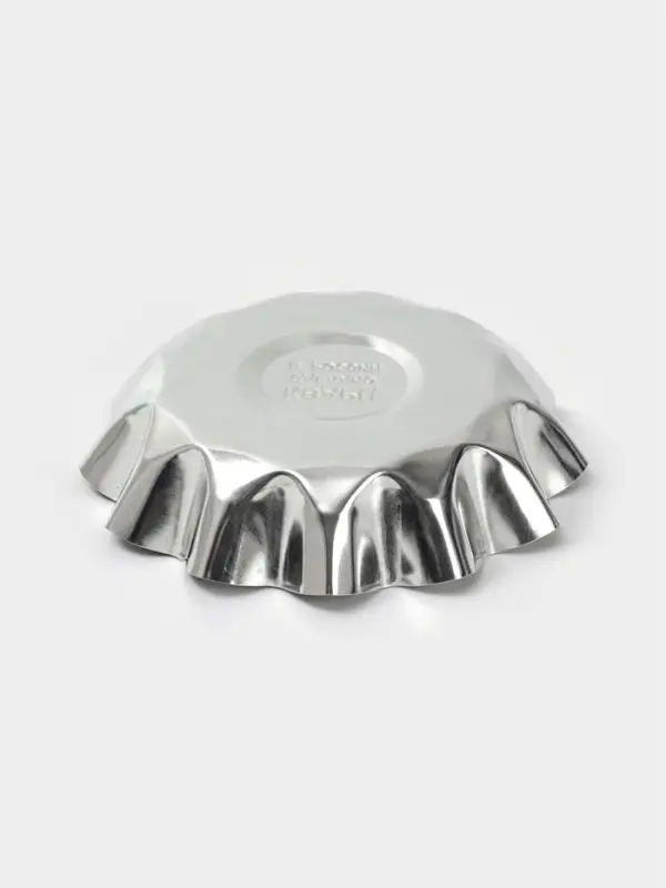 Форма для выпечки печенья, d=10.1 см, h=2.5 см, жесть, серебристая