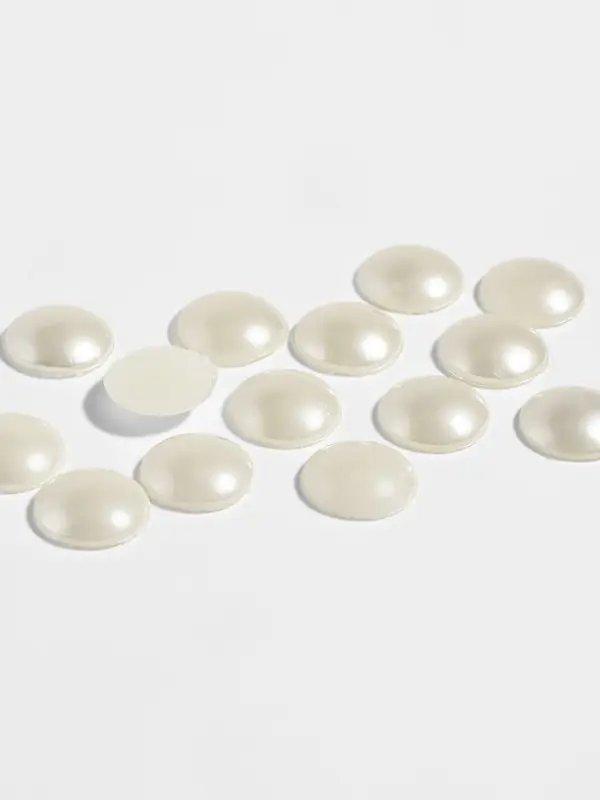 Стразы термоклеевые «Жемчуг», d=10 мм, 50 шт. Стразы термоклеевые «Жемчуг», d=10 мм, 50 шт.