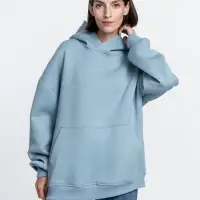 Худи Kulonga Oversize, серо-голубое, размер M/L