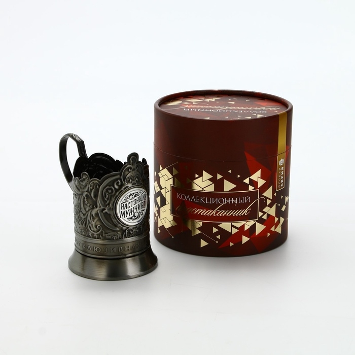 Подстаканник «Настоящий мужчина», 12.6 х 8.7 х 12 см Подстаканник «Настоящий мужчина», 12.6 х 8.7 х 12 см