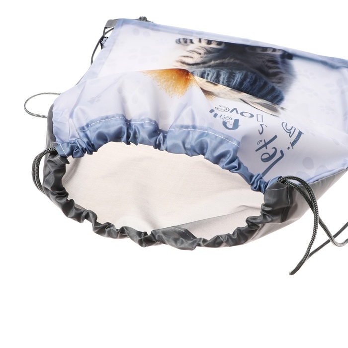 Мешок для обуви 480х380, Seventeen, серый, для девочки Мешок для обуви 480х380, Seventeen, серый, для девочки