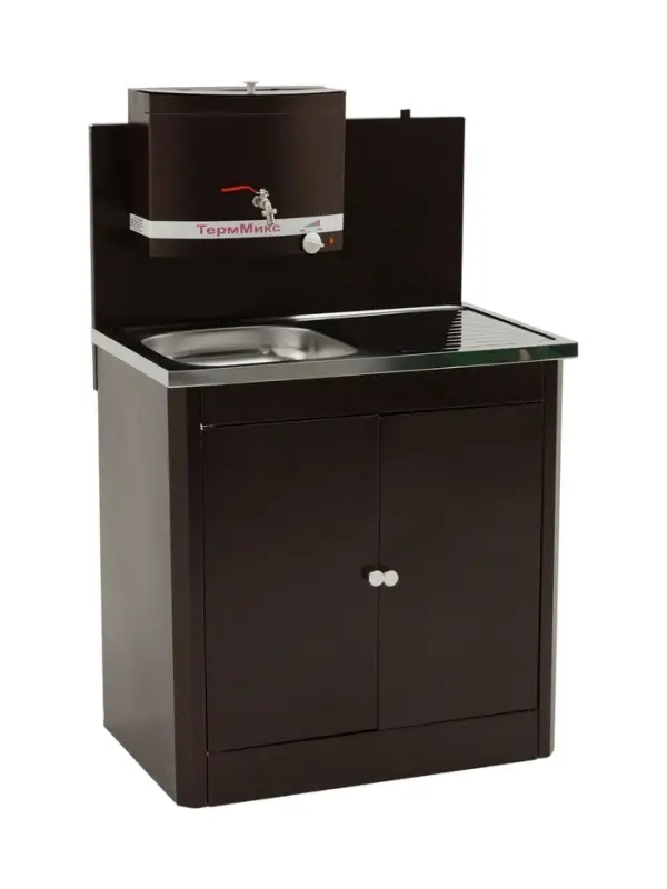 Умывальник "ТермМикс" Тандем, с ЭВН, нержавеющая мойка, 1250 Вт, 17 л, цвет медь