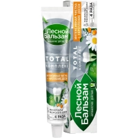 Зубная паста ЛЕСНОЙ БАЛЬЗАМ С ЭКСТРАКТОМ РОМАШКИ И МАСЛОМ ОБЛЕПИХИ, 75МЛ
