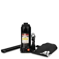 Домкрат гидравлический AVS HJ-B6000, 6т, 200-405мм. с клапаном (сумка, ремкомплект)