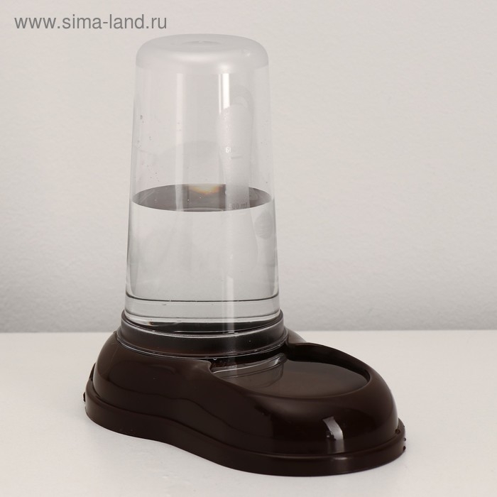 Автопоилка/автокормушка 0,6 л, шоколадная Автопоилка/автокормушка 0,6 л, шоколадная