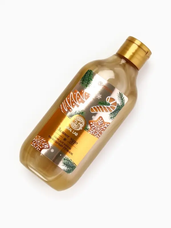 Пена для ванны URAL LAB &laquo;Зимнее чудо&raquo;, 300 мл, аромат ванильного пряника, Новый Год