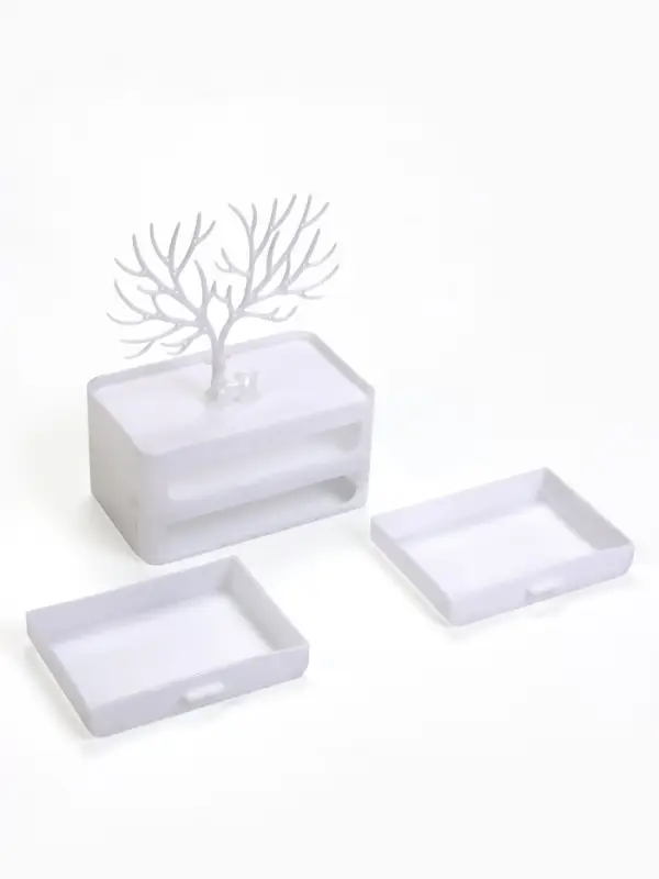 Подставка универсальная «Олень», 2 яруса, квадратная подставка,17×11×24.8 см, белая Подставка универсальная «Олень», 2 яруса, квадратная подставка,17×11×24.8 см, белая