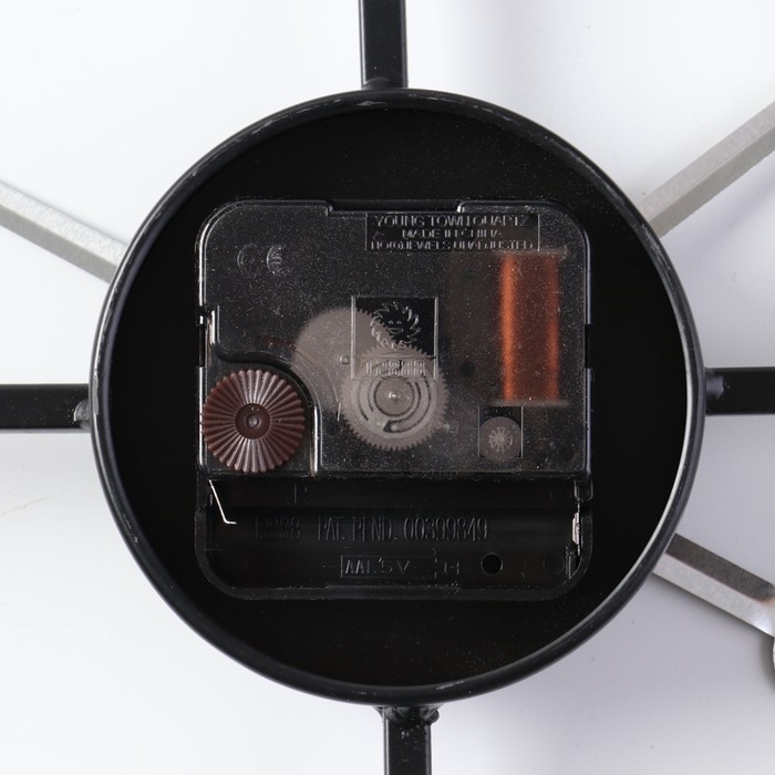 Часы настенные, серия: Лофт, Часы настенные, серия: Лофт, "Номера", плавный ход, d-50 см