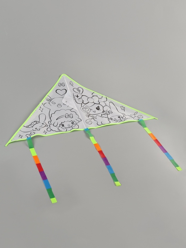 Funny toys Воздушный змей - раскраска,кролик и друзья, 80 см Funny toys Воздушный змей - раскраска,кролик и друзья, 80 см