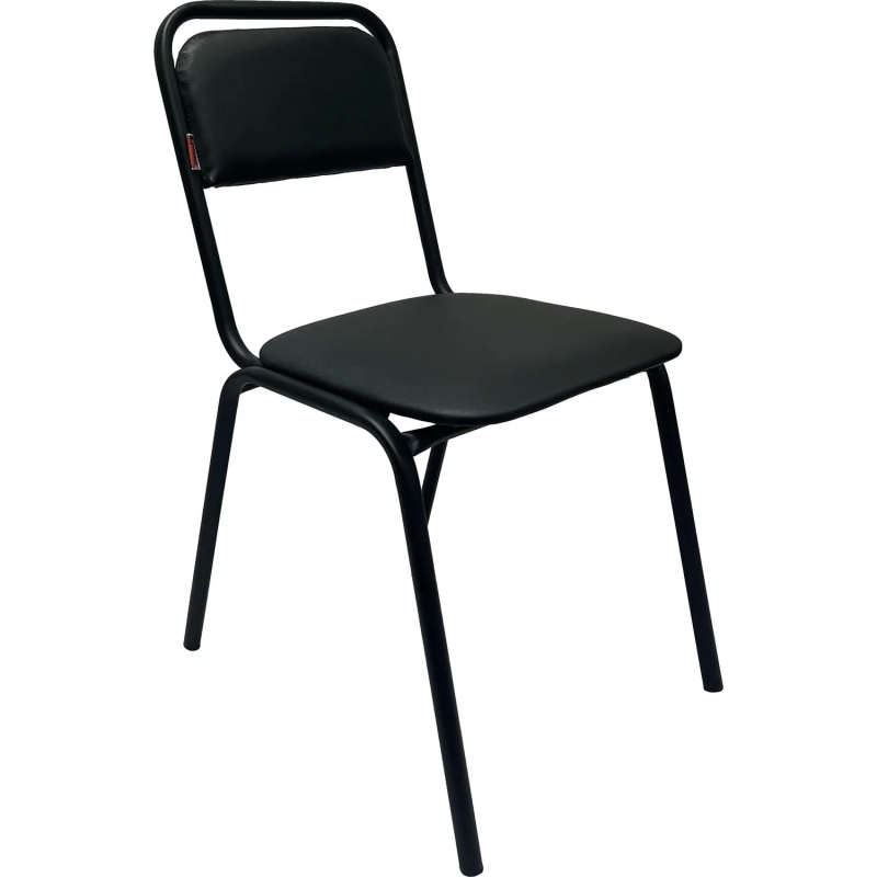 Стул КО_Echair РС01.00.42 каркас черный, к/з черный 201