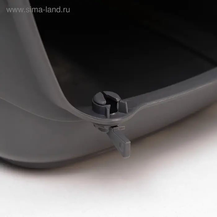 Переноска для животных до 12 кг &laquo;Пижон&raquo;, 49&times;33&times;32 см, металлическая дверь, пластик, бежевая, серая