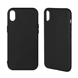 Чехол для iPhone XR TPU матовый черный
