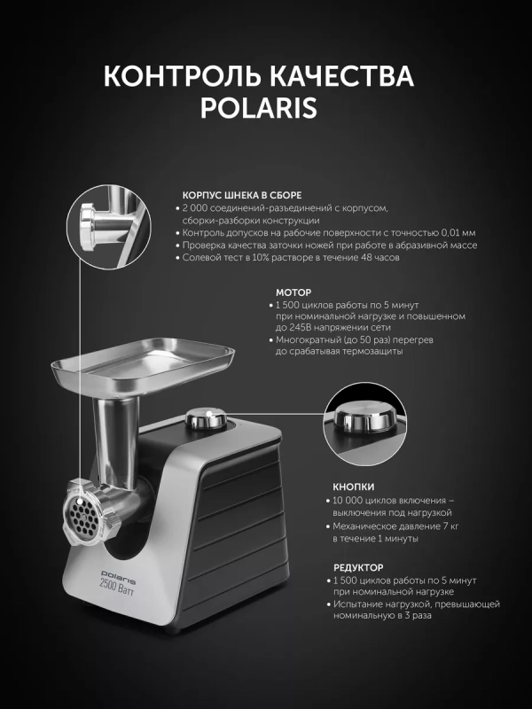 Мясорубка электрическая с насадками PMG 2561