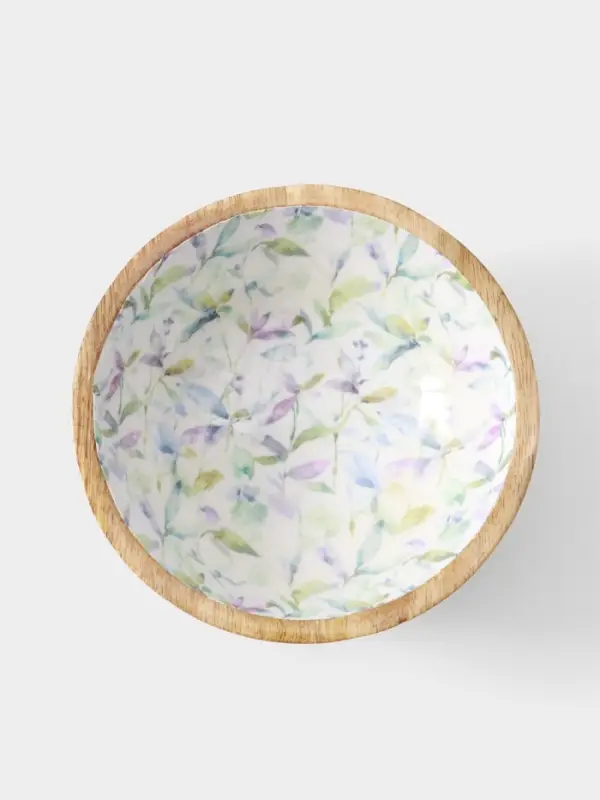 Миска &laquo;Оттенки сирени&raquo;,17.5&times;17.5&times;6.5 см, дерево манго