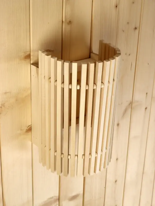 Абажур для бани и сауны, липа, 31.5&times;20.5&times;16.7 см, настенный, &laquo;Добропаровъ&raquo;