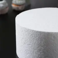 Фальшярус для торта круглый, d=20 см, h=10 см, белый
