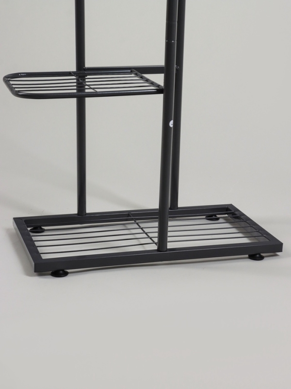 Подставка для цветов Greengo, 5 полок, 44 × 22 × 95 см, напольная, металл, тёмно-серая Подставка для цветов Greengo, 5 полок, 44 × 22 × 95 см, напольная, металл, тёмно-серая