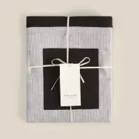 Сумка изо льна двухсторонняя SL HOME Linear bag, 67&times;35 см