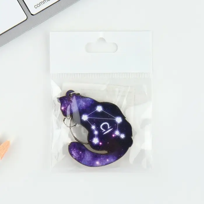 Брелок для ключей деревянный «Весы» знак зодиака, 4,5 х 6 см Брелок для ключей деревянный «Весы» знак зодиака, 4,5 х 6 см