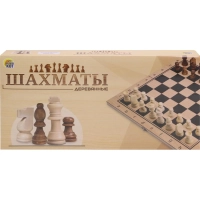 Настольная игра Шахматы деревянные(29х14.5х3см)фигуры дерево,короб(ИН-4132)