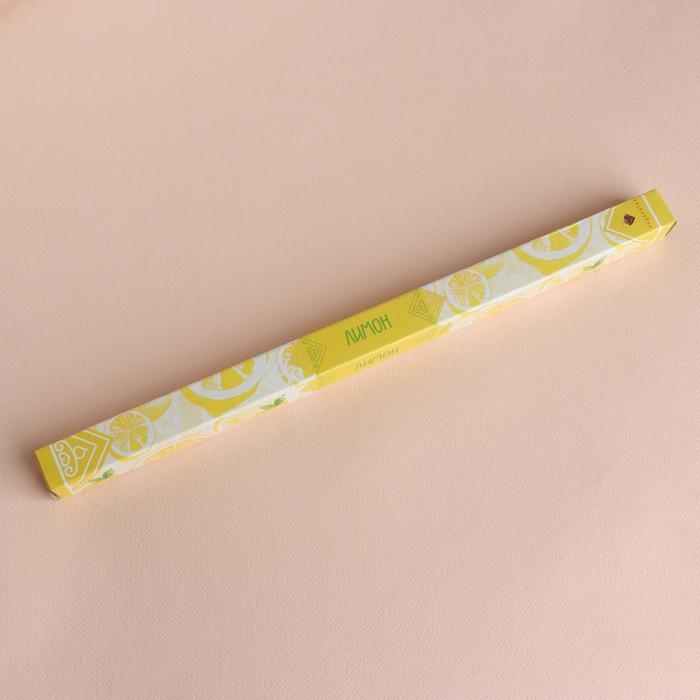 Благовония Благовония "Дыхание природы Лимон", 8 палочек