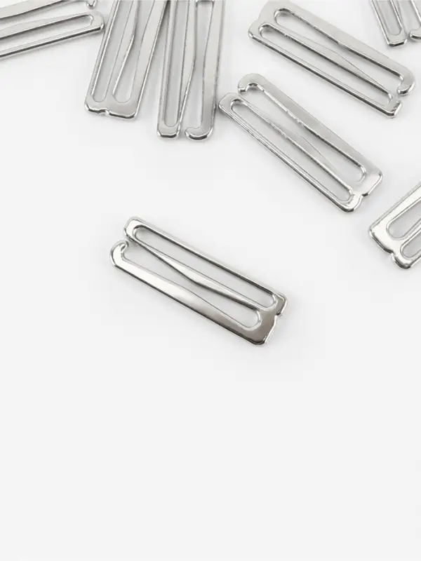 Крючок для бретелей, металлический, 25 мм, 20 шт., цвет серебряный Крючок для бретелей, металлический, 25 мм, 20 шт., цвет серебряный