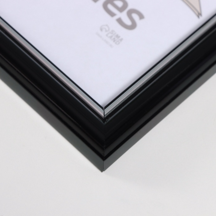 Фоторамка пластик Фоторамка пластик "Пиксель" 21х30 см, чёрный