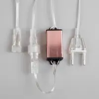 Гирлянда &laquo;Сосульки&raquo; 2.5&times;0.5 м, IP65, прозрачная нить, 288 LED, свечение синее с эффектом стекания, 12 В