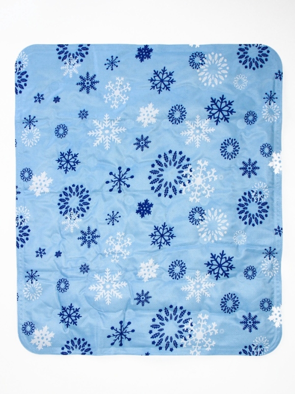 Коврик охлаждающий (гель), 65 х 50 см, снежинка Коврик охлаждающий (гель), 65 х 50 см, снежинка