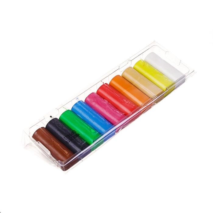 Пластилин 10 цветов, Koh-I-Noor Детский, 200 г Пластилин 10 цветов, Koh-I-Noor Детский, 200 г