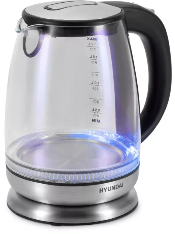 Чайник HYK-G8800 1,7л 2200Вт серебристый (стекло)