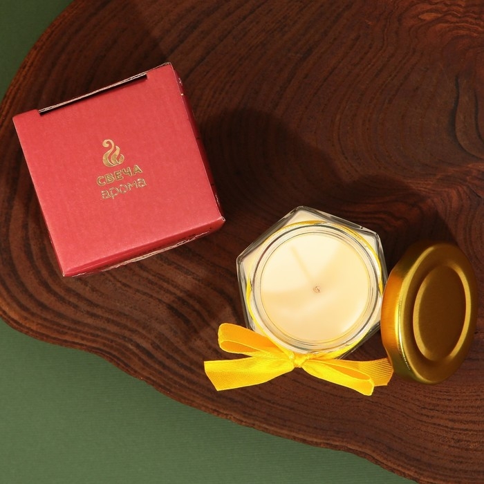 Свеча новогодняя в банке «Зима - волшебное время», аромат ваниль, 6,5 х 5,5 см Свеча новогодняя в банке «Зима - волшебное время», аромат ваниль, 6,5 х 5,5 см