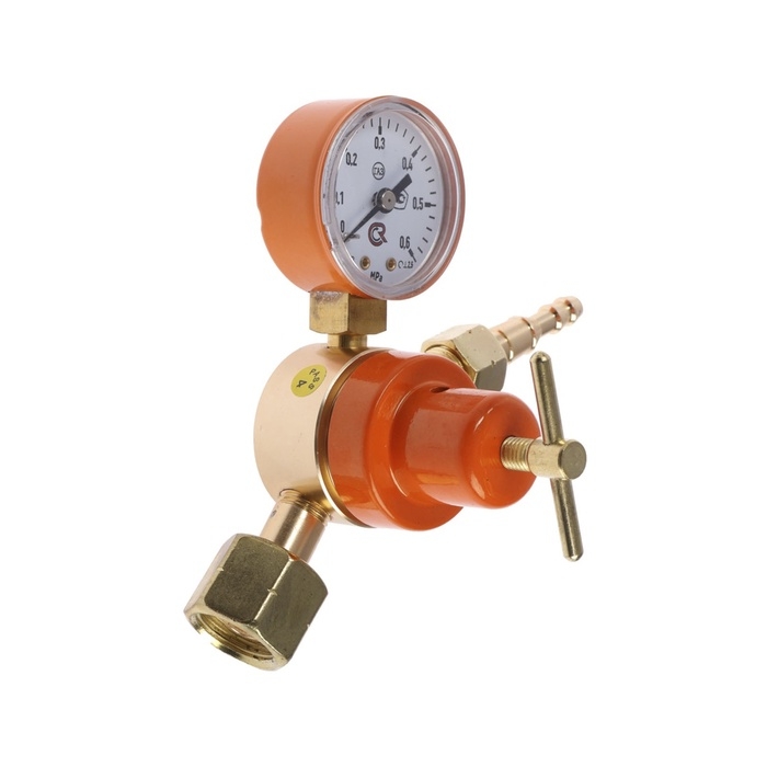 Редуктор пропановый ТУНДРА, 5 м3/ч, рабочее/на входе 0.3/2.5 МПа, алюминий Редуктор пропановый ТУНДРА, 5 м3/ч, рабочее/на входе 0.3/2.5 МПа, алюминий