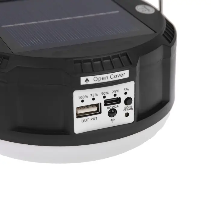 Садовый светильник &laquo;Диско-шар&raquo;, уличный, на солнечной батарее, 13&times;6&times;13 см, 6 LED, пульт ДУ, свечение RGBW