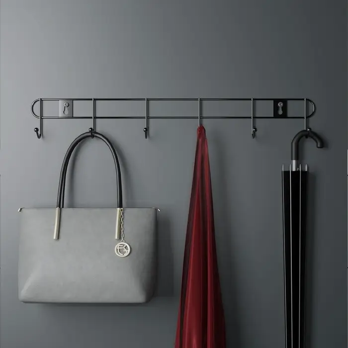 Вешалка настенная Доляна &laquo;Лето&raquo;, 6 крючков, 33&times;3.5&times;5 см, хромированная