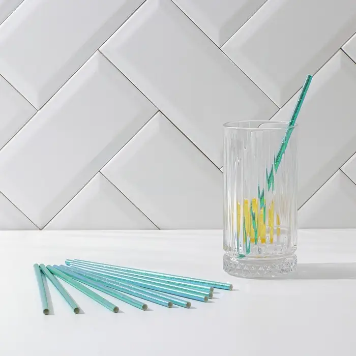 Трубочки "Голубые", 10 шт