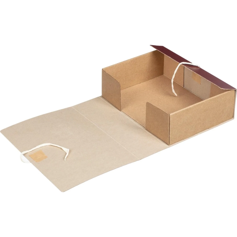 Папка архивная с завязками 100мм  клапан микрогофра,складная