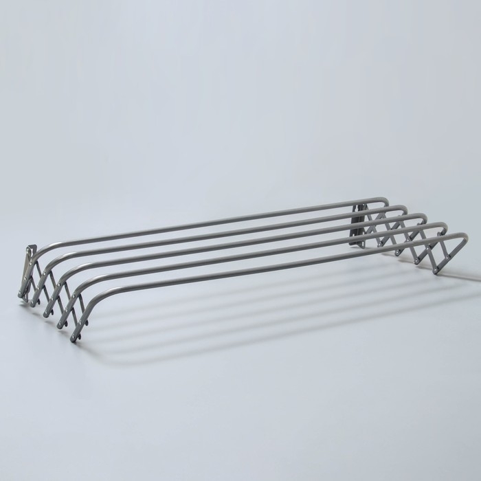 Сушилка для белья настенная, 90 см, цвет серый Сушилка для белья настенная, 90 см, цвет серый