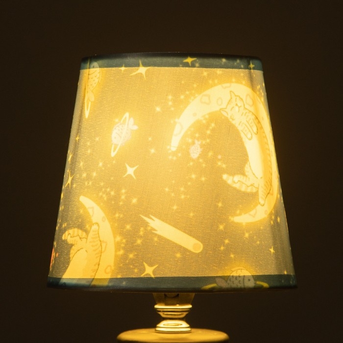 Абажур универсальный  Абажур универсальный "Сонные котики"  Е14 14х14х13см