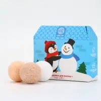 Бомбочки для ванны в домике «Пингвин», набор 6 шт х 40 г, URAL LAB