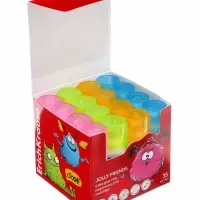 Клей ПВА ErichKrause Jolly Friends, 35 мл, с гибким аппликатором, МИКС