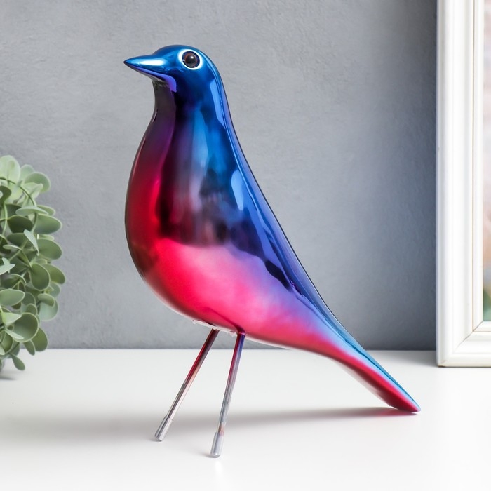 Сувенир полистоун Сувенир полистоун "Птица" хамелеон 25,5х25х8 см