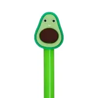 Ручка-прикол Calligrata &laquo;Авокадо&raquo;, чёрный стержень, гелевая